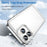 For iPhone 14 Pro Max 6.7 inch TPU + Acrylic Mobile Phone Protective Case Anti-drop Anti-scratch Back Cover - Transparent - 5