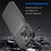 For iPhone 14 6.1 inch Thunder Series Twill Texture Anti-slip Phone Case Thickened TPU Protective Back Cover - Black - 4