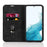 For Samsung Galaxy S22 5G Shockproof RFID Blocking PU Leather Phone Case Auto Closing Magnetic Anti-scratch Phone Cover - Black - 2