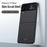 For Samsung Galaxy Z Flip4 5G Scratch Resistant Hard PC Phone Case Rubberized Matte Protective Cover - Black - 2