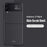 For Samsung Galaxy Z Flip4 5G Scratch Resistant Hard PC Phone Case Rubberized Matte Protective Cover - Black - 3