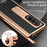 For Samsung Galaxy Z Fold4 5G Hinge Protection Anti-fall PU Leather + Hard PC Shell Electroplating Kickstand Cover with Built-in Tempered Glass Screen Protector and S Pen - Black - 6