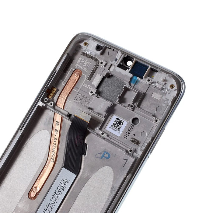 For Xiaomi Redmi Note 8 Pro Grade C LCD Screen and Digitizer Assembly + Frame (without Logo) - Silver - 4