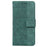 For Nokia C2 2nd Edition Shockproof PU Leather Case Foldable Stand Geometry Pattern Imprinted Anti-scratch Phone Wallet Cover with Strap - Green - 6