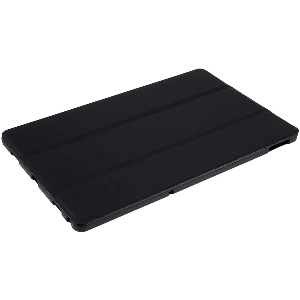 For Lenovo Tab M10 Plus (3rd Gen) / Xiaoxin Pad 2022 10.6 inch Light Thin Anti-wear PU Tablet Case Matte TPU Trifold Stand Cover - Black - 5