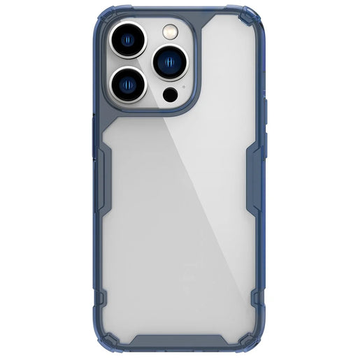 NILLKIN Anti-drop Phone Case for iPhone 14 Pro Max 6.7 inch, Nature Pro Series Protective Back Cover PC + TPU Mobile Phone Shell - Blue - 1