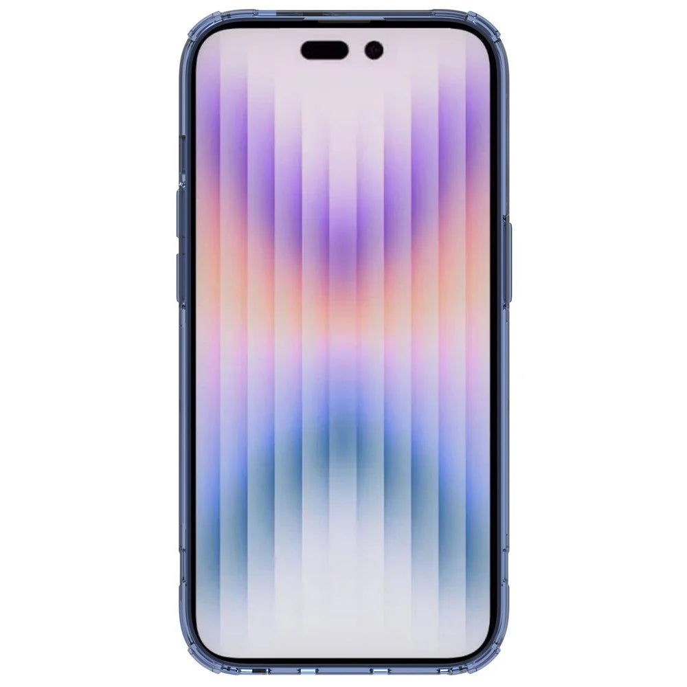 NILLKIN Anti-drop Phone Case for iPhone 14 Pro Max 6.7 inch, Nature Pro Series Protective Back Cover PC + TPU Mobile Phone Shell - Blue - 2