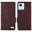 For Realme C30 4G Hardware Decor Cell Phone Case PU Leather Wallet Stand Shockproof Well-protected Shell - Coffee - 1