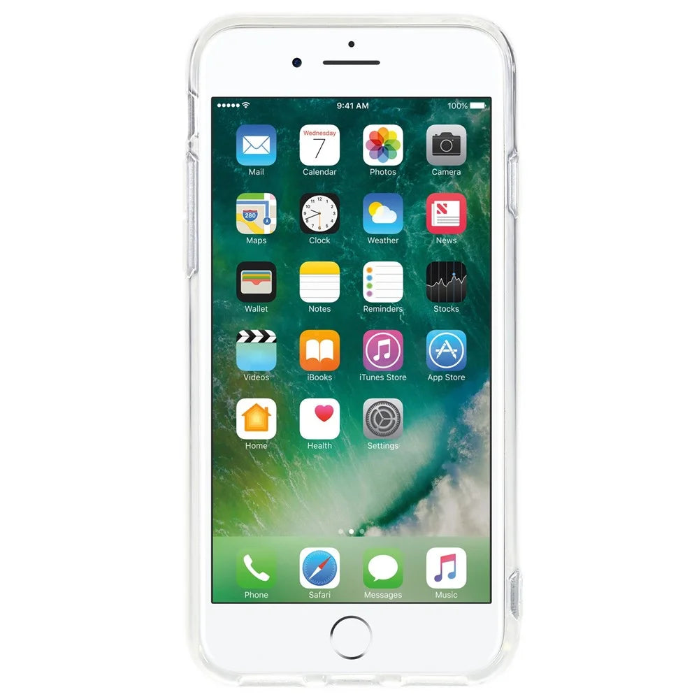 For iPhone 7 / 8 4.7 inch / SE (2020) / SE (2022) 2.0mm Thickness Anti-Drop Back Cover Watermark-Free Transparent TPU Phone Case - 4