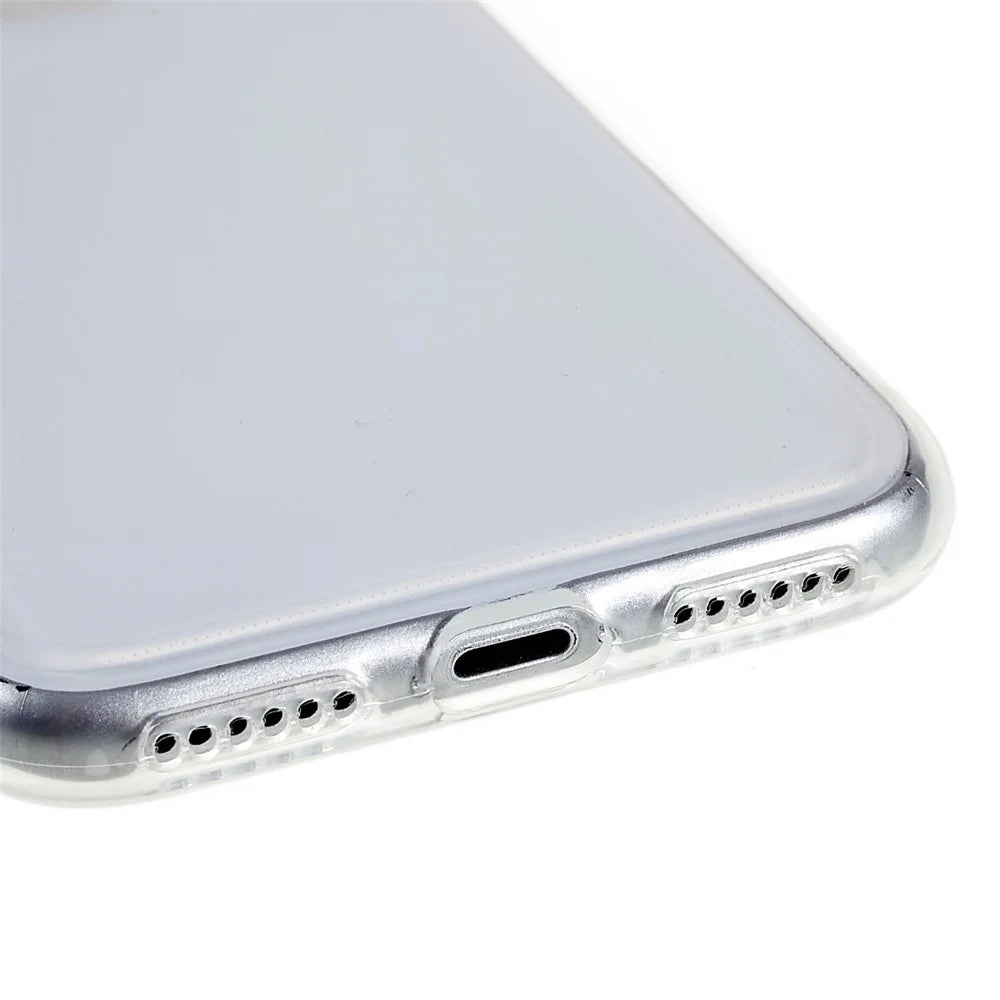 For iPhone 7 / 8 4.7 inch / SE (2020) / SE (2022) 2.0mm Thickness Anti-Drop Back Cover Watermark-Free Transparent TPU Phone Case - 6