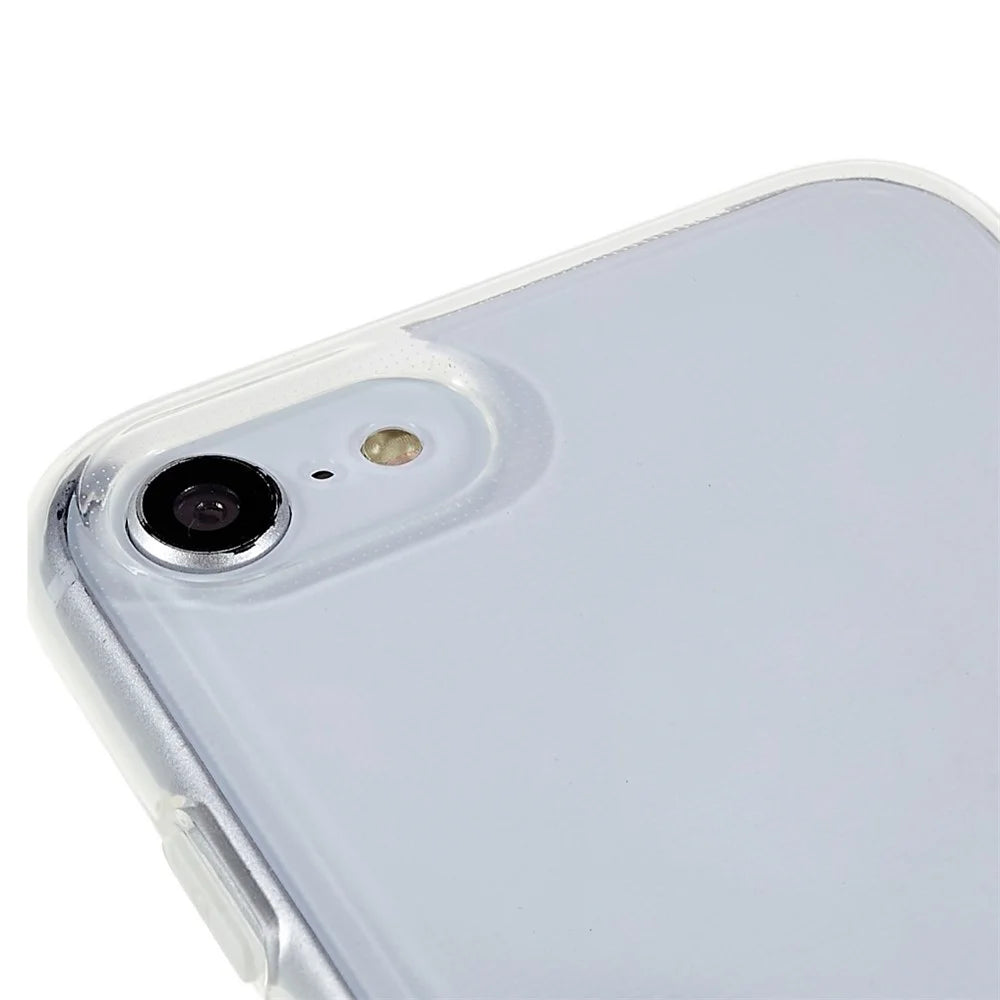 For iPhone 7 / 8 4.7 inch / SE (2020) / SE (2022) 2.0mm Thickness Anti-Drop Back Cover Watermark-Free Transparent TPU Phone Case - 7