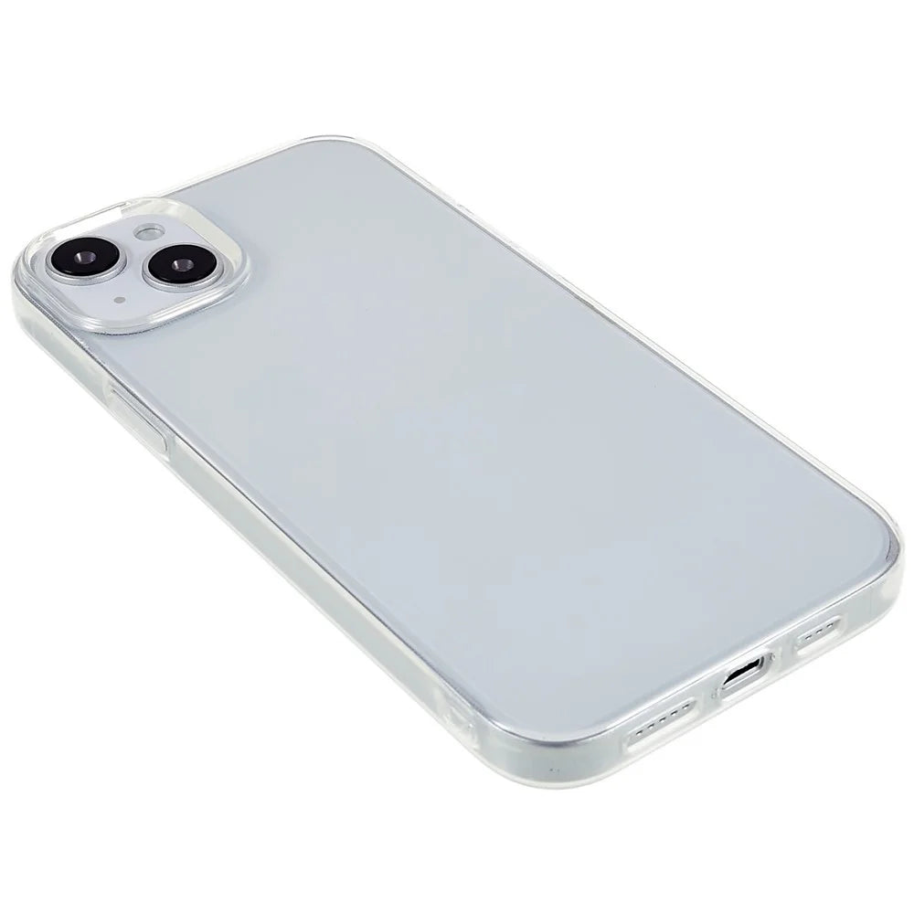 For iPhone 14 6.1 inch Shockproof Transparent Cover 2.0mm Thickness Watermark-Free TPU Phone Protective Case - 5