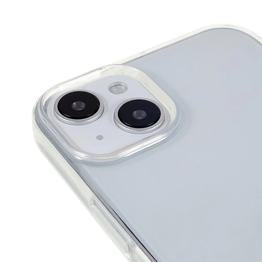 For iPhone 14 6.1 inch Shockproof Transparent Cover 2.0mm Thickness Watermark-Free TPU Phone Protective Case - 7