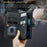 For iPhone 13 mini Phone Cases with Strap CASEME C30 Zipper Multiple Card Holder PU Leather Cover - Black - 5