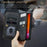 For iPhone 12 mini Phone Cases with Strap CASEME C30 Zipper Multiple Card Holder PU Leather Cover - Black - 5