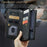 For iPhone XR Phone Cases with Strap CASEME C30 Zipper Multiple Card Holder PU Leather Cover - Black - 5