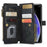 For iPhone XS Max Phone Cases with Strap CASEME C30 Zipper Multiple Card Holder PU Leather Cover - Black - 3