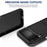 For Samsung Galaxy Z Flip4 5G Hard PC + Soft TPU Protective Phone Cover Anti-drop Hybrid Case - Black - 2