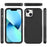 Cell Phone Case for iPhone 14 6.1 inch, Anti-scratch Raised Edge PC+TPU Mobile Phone Cover - Dark Blue - 6