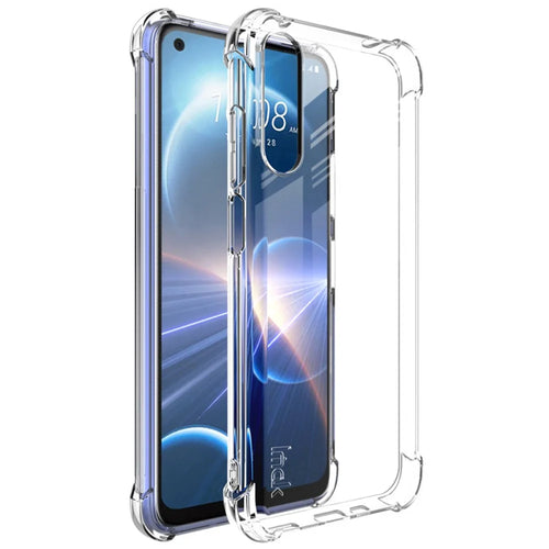 IMAK For HTC Desire 22 Pro 5G Airbag Drop-proof Phone Case Anti-scratch TPU Cover - Transparent - 1