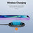 For iPhone 14 Plus 6.7 inch  Phone Case Anti-scratch PC+TPU Mobile Phone Hybrid Back Cover Support Wireless Charging - Purple - 3