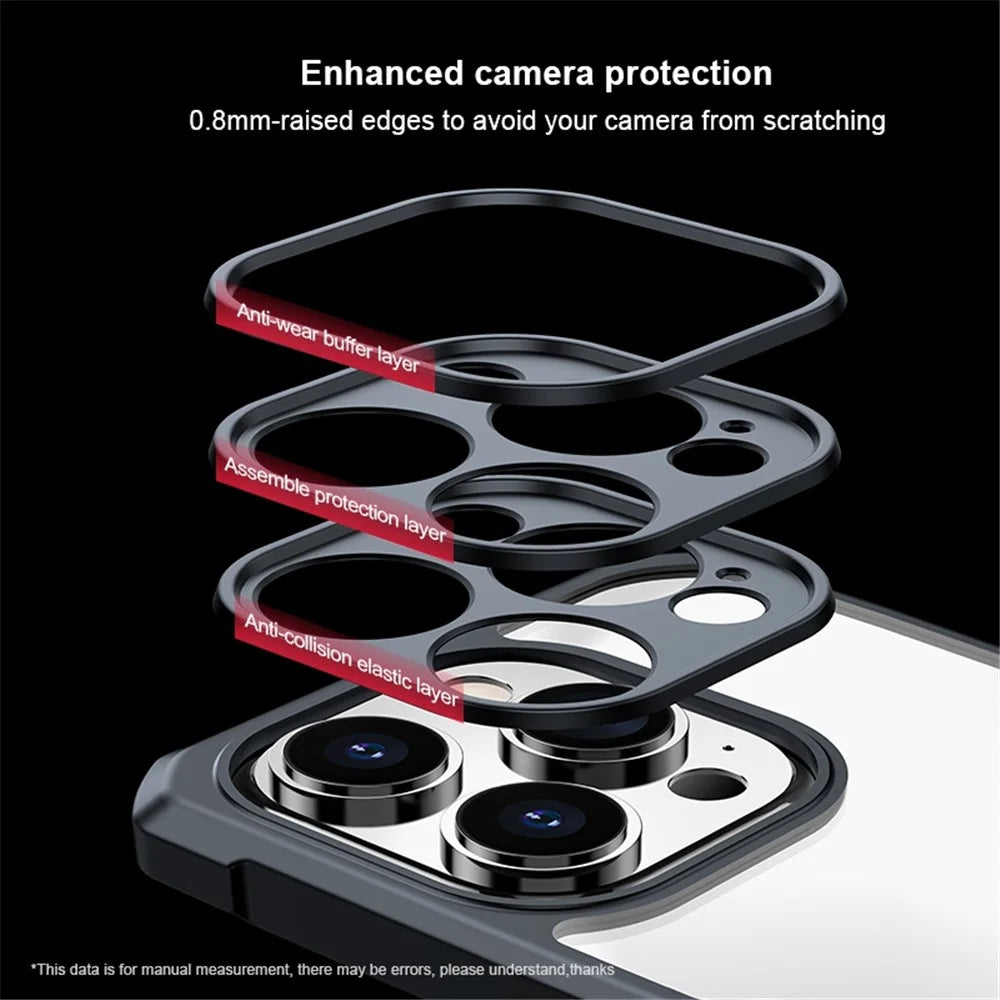 XUNDD Anti-fall Phone Case for iPhone 14 Pro Max 6.7 inch Well Protection Acrylic + TPU Mobile Phone Back Cover - 5