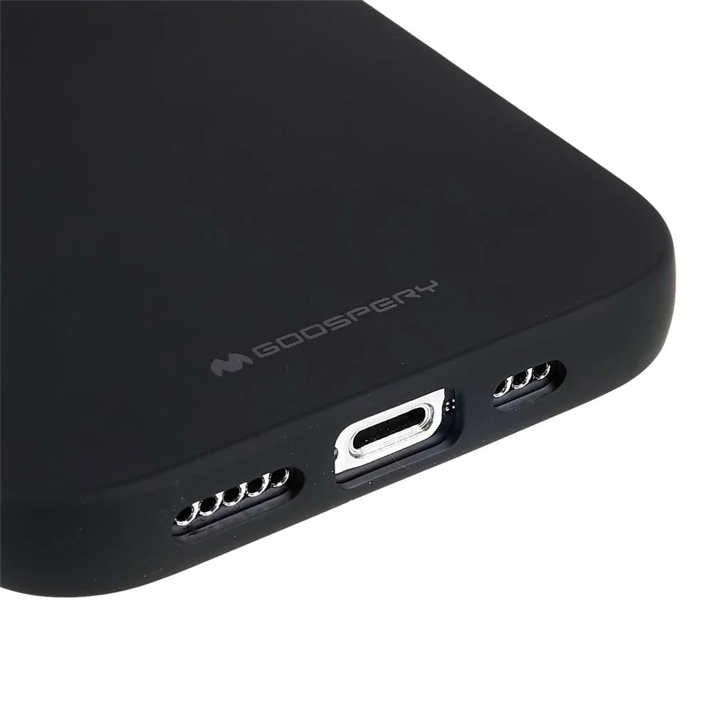 MERCURY GOOSPERY SOFT FEELING Series for iPhone 14 Pro 6.1 inch Matte TPU Phone Case Soft Back Protective Cover - Black - 6