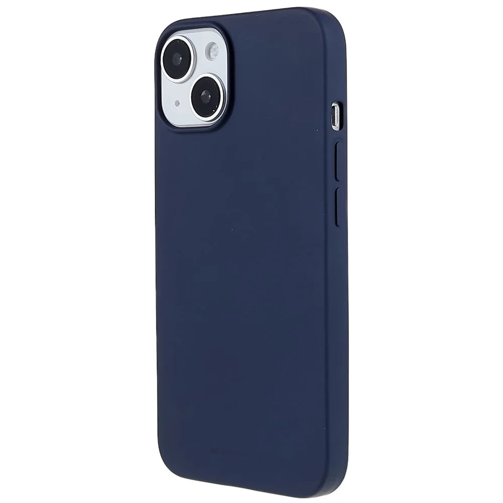MERCURY GOOSPERY SOFT FEELING Series for iPhone 14 6.1 inch Soft Matte Case Shockproof TPU Protective Phone Cover - Blue - 3