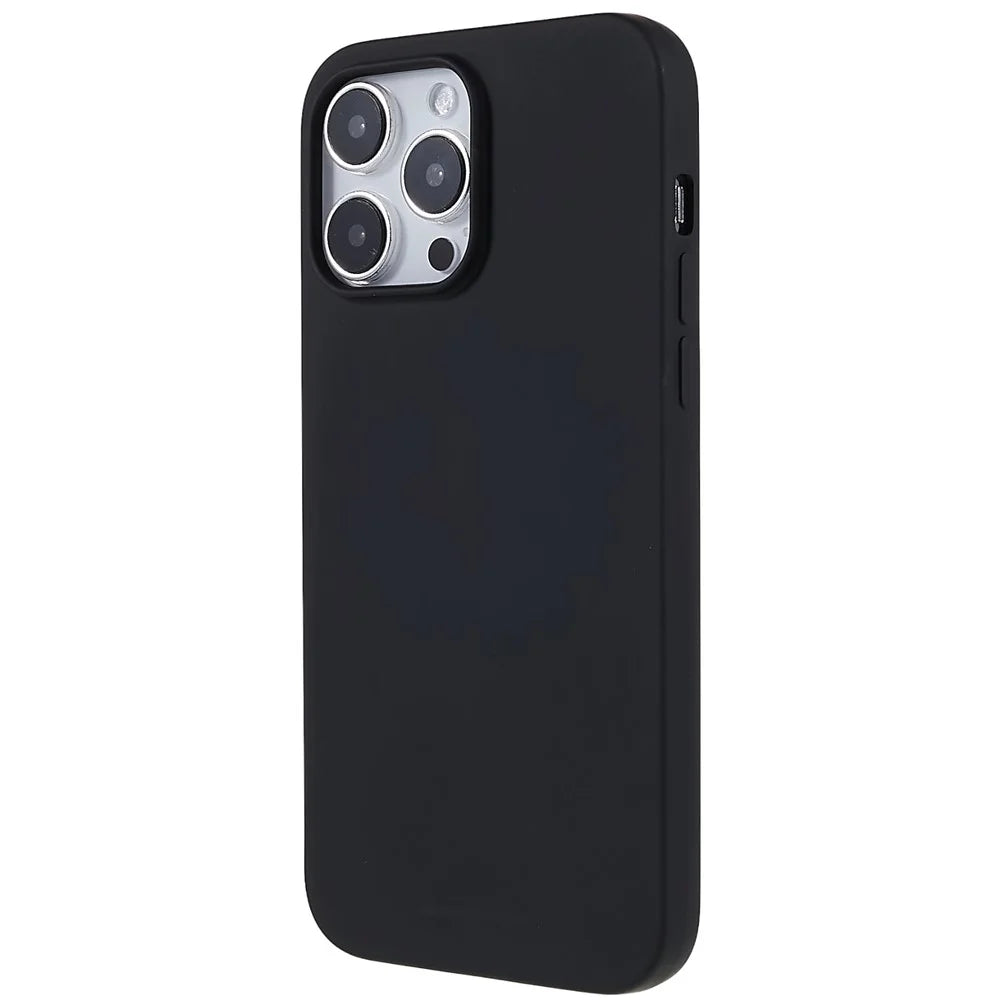 MERCURY GOOSPERY SOFT FEELING Series for iPhone 14 Pro Max 6.7 inch Soft TPU Matte Anti-fingerprint Case Precise Cutout Drop-proof Phone Protector - Black - 3