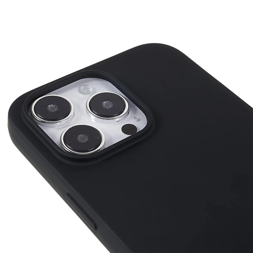MERCURY GOOSPERY SOFT FEELING Series for iPhone 14 Pro Max 6.7 inch Soft TPU Matte Anti-fingerprint Case Precise Cutout Drop-proof Phone Protector - Black - 7