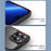 IPAKY For iPhone 14 6.1 inch Anti-scratch Drop Protection Hard PC+TPU Phone Case Mobile Phone Shell - Dark Blue - 6