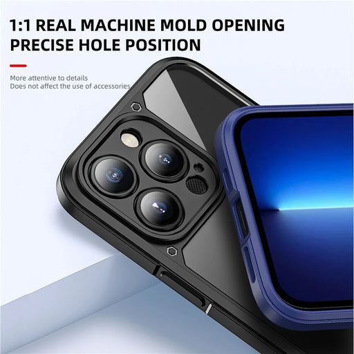 IPAKY For iPhone 14 Pro Max 6.7 inch Anti-fingerprint Detachable 2-in-1 Phone Case Hard PC+TPU Phone Cover - Matcha Green - 2