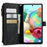 For Samsung Galaxy A71 4G SM-A715 Phone Cases with Strap CASEME C30 Zipper Multiple Card Holder PU Leather Cover - Black - 4