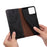 For iPhone 14 Plus Waxy Crazy Horse Texture Phone Case PU Leather TPU Stand Wallet Cover - Black - 5