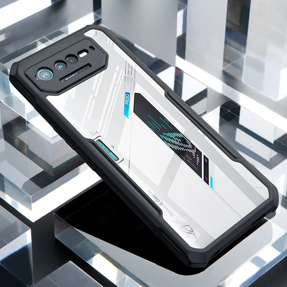 XUNDD For Asus ROG Phone 6 5G / 6 Pro 5G Hard Acrylic Back Soft TPU Frame Case Anti-drop Phone Back Cover - 3