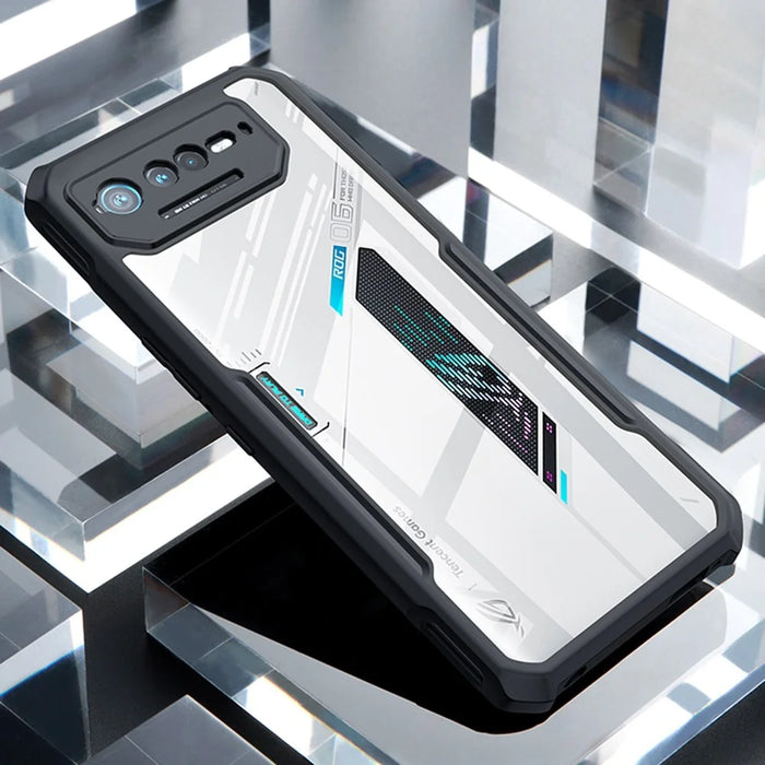 XUNDD For Asus ROG Phone 6 5G / 6 Pro 5G Hard Acrylic Back Soft TPU Frame Case Anti-drop Phone Back Cover - 3