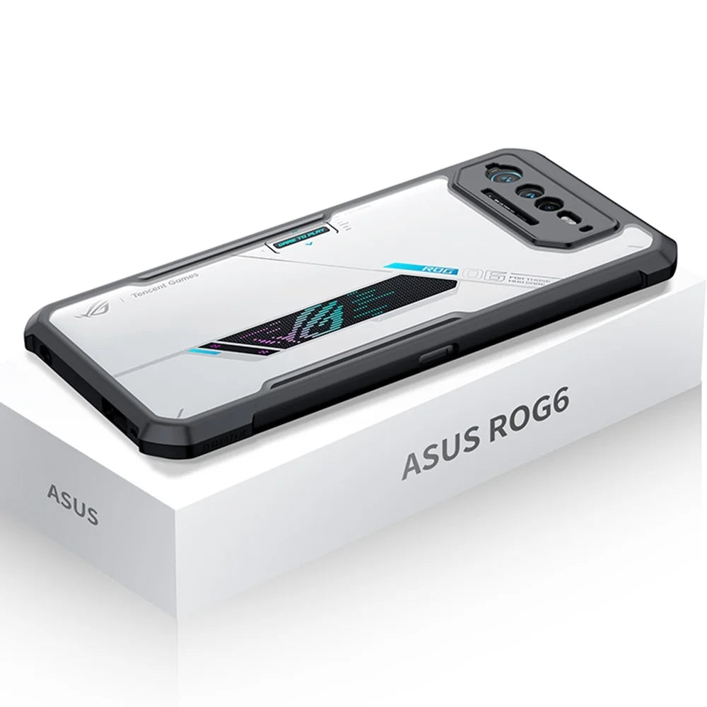 XUNDD For Asus ROG Phone 6 5G / 6 Pro 5G Hard Acrylic Back Soft TPU Frame Case Anti-drop Phone Back Cover - 4