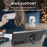 For Samsung Galaxy Z Fold4 5G Built-in Kickstand Function Anti-scratch Folding PC Cell Phone Case with Car Mount Metal Sheet - Black - 4