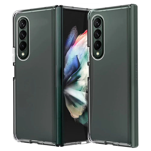 For Samsung Galaxy Z Fold4 5G Transparent Light Slim PC + TPU Hybrid Protective Cover Phone Case - 1