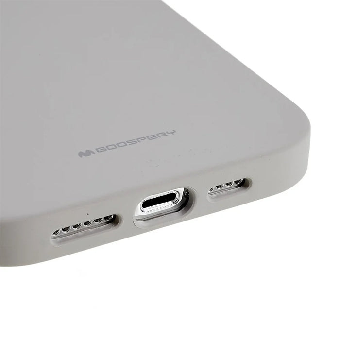 MERCURY GOOSPERY For iPhone 14 Pro 6.1 inch Soft Liquid Silicone Case Drop-proof Phone Back Cover - Beige - 6