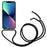 For iPhone 14 Plus Anti-scratch Soft TPU Phone Case Reinforced Corner Cover with Lanyard - 2