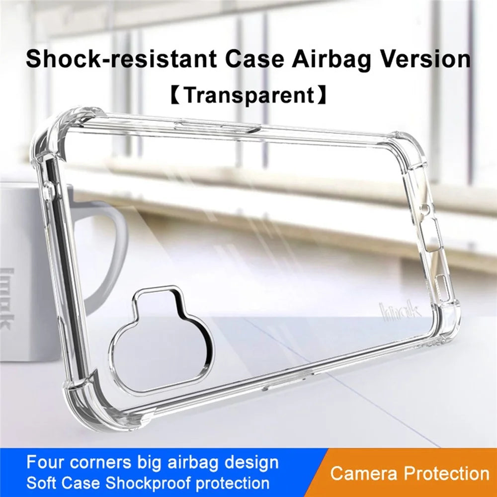 IMAK For Nothing phone (1) 5G Scratch-resistant Anti-drop Phone Case Soft TPU Protective Cover - Transparent - 2