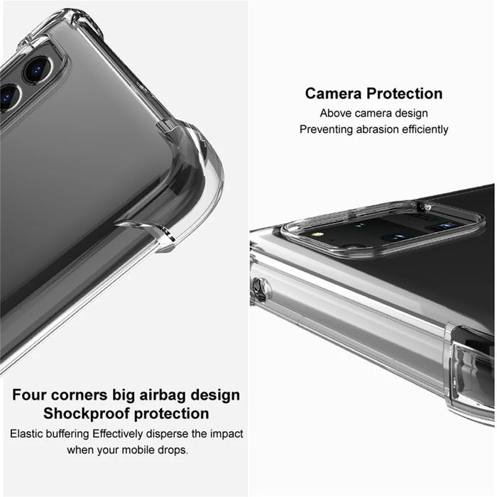 IMAK For Nothing phone (1) 5G Scratch-resistant Anti-drop Phone Case Soft TPU Protective Cover - Transparent - 4