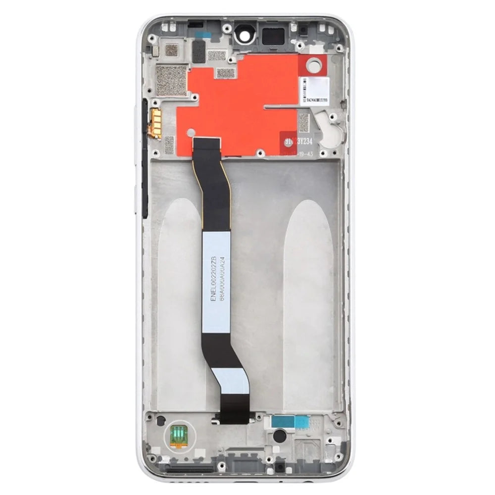 For Xiaomi Redmi Note 8T Grade B LCD Screen and Digitizer Assembly + Frame Part (without Logo) - Silver - 3