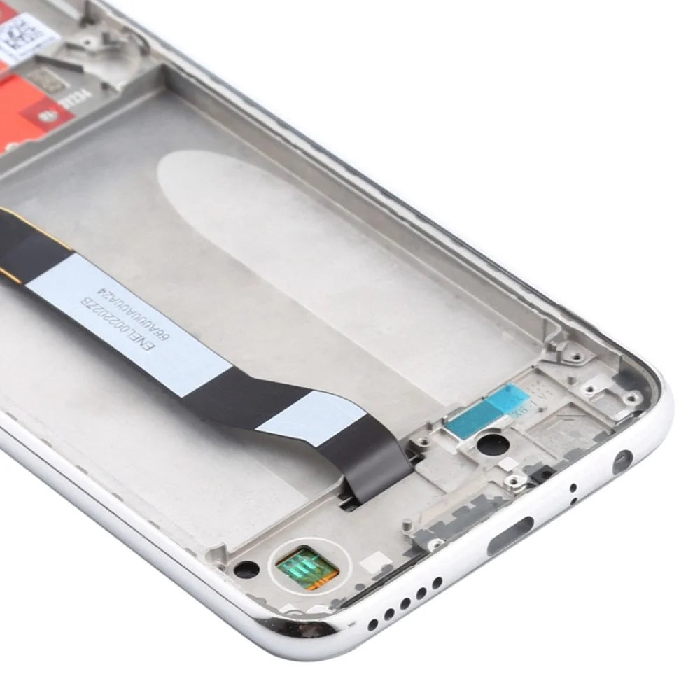 For Xiaomi Redmi Note 8T Grade B LCD Screen and Digitizer Assembly + Frame Part (without Logo) - Silver - 5