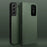 QIALINO For Samsung Galaxy S22 5G Smart Auto Wake Up / Sleep View Window Phone Case Genuine Cowhide Leather Phone Flip Cover - Green - 2