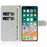 For iPhone 14 Pro 6.1 inch Glitter PU Leather Stand Wallet Style Phone Case Bling Folio Flip Protector with Hand Strap - Black - 2
