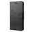For iPhone 14 6.1 inch Smartphone Shell Imprinted Butterflies Leather Mobile Phone Case Wallet Stand Covering - Black - 6