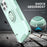 For iPhone 13 Pro 6.1 inch 3-in-1 Drop-proof Phone Case Kickstand Well-protected Hybrid Cellphone Back Cover - Green - 2
