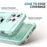 For iPhone 13 Pro 6.1 inch 3-in-1 Drop-proof Phone Case Kickstand Well-protected Hybrid Cellphone Back Cover - Green - 5